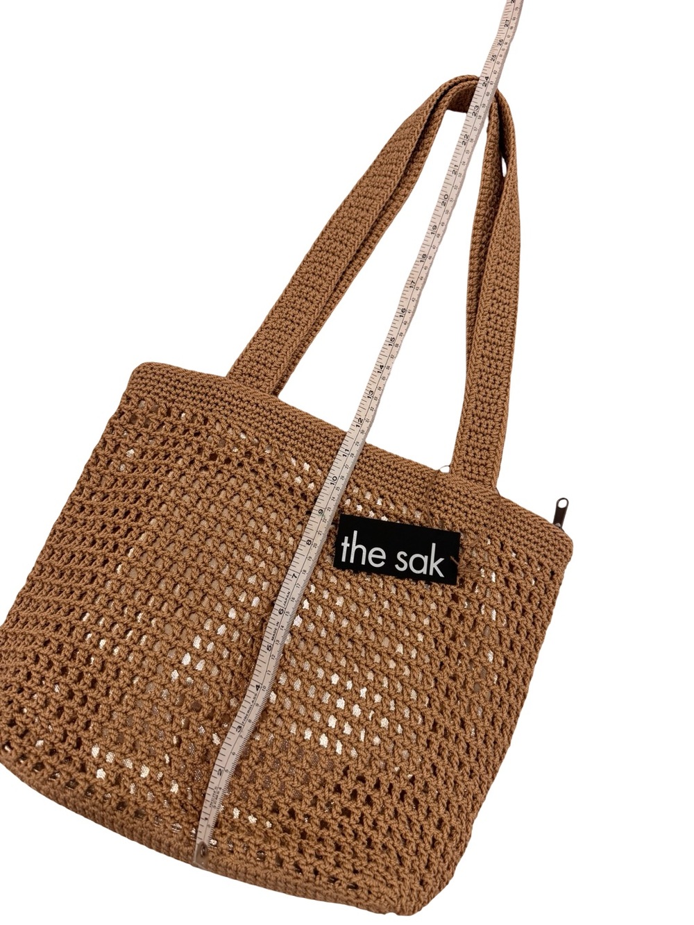 The Sak Brown Handwoven Crochet Tote - Picture 8 of 8